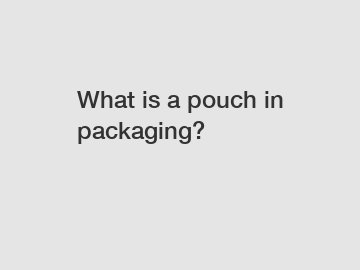 What is a pouch in packaging?